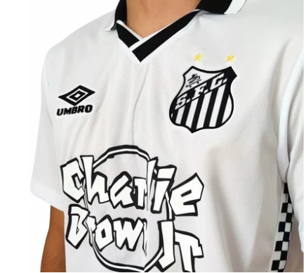 Camisa Santos Charlie Brown Jr.